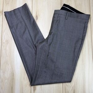 Tiger of Sweden Gray Slim Wool Luxury Dress Pants Mens W34 L32